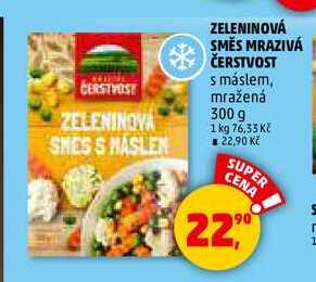 ZELENINOVÁ SMĚS MRAZIVÁ ČERSTVOST, 300 g