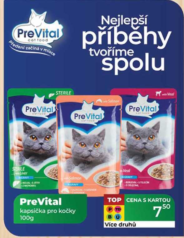 PreVital kapsička pro kočky 100g