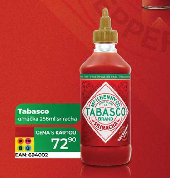 Tabasco omáčka 256ml sriracha 
