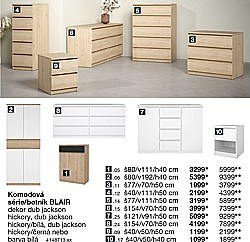 Komodová série/botník BLAIR - 8