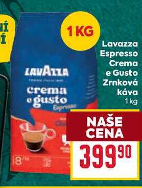 Lavazza Espresso Crema e Gusto Zrnková káva 1kg