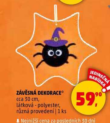 ZÁVĚSNÁ DEKORACE, 1 ks