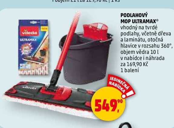 PODLAHOVÝ MOP ULTRAMAX, 1 balení