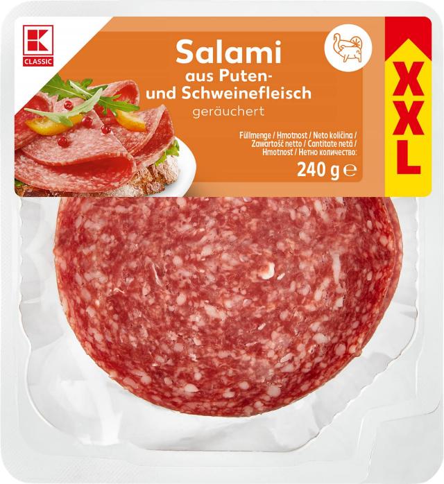 K-Classic Salám XXL z krůtího a vepřového masa