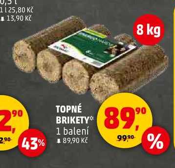 TOPNÉ BRIKETY, 8 kg