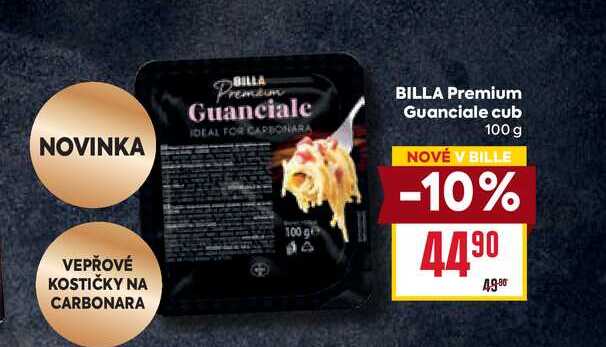 BILLA Premium Guanciale cub 100 g 