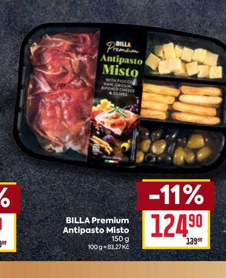 BILLA Premium Antipasto Misto 150 g