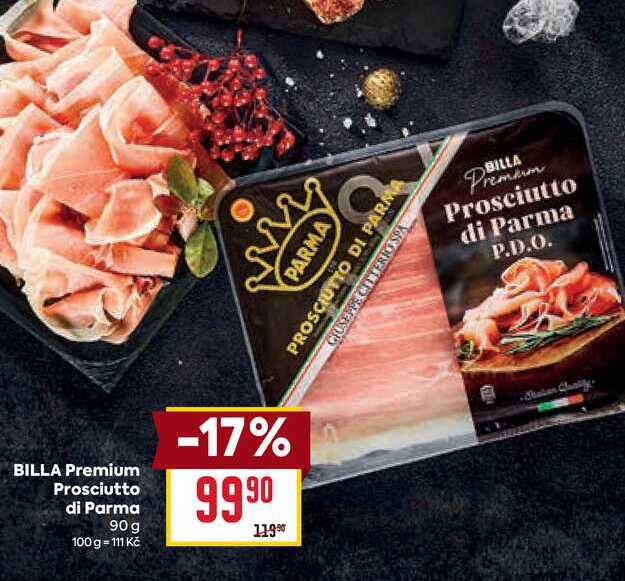 BILLA Premium Prosciutto di Parma 90 g 