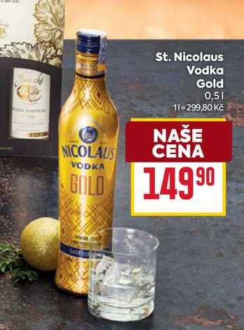St. Nicolaus Vodka Gold 0,5l