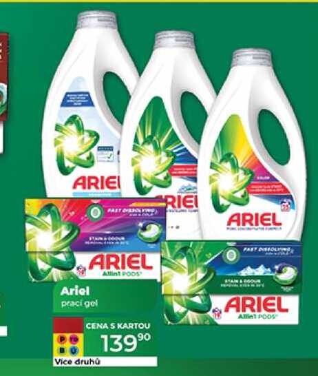 Ariel prací gel 