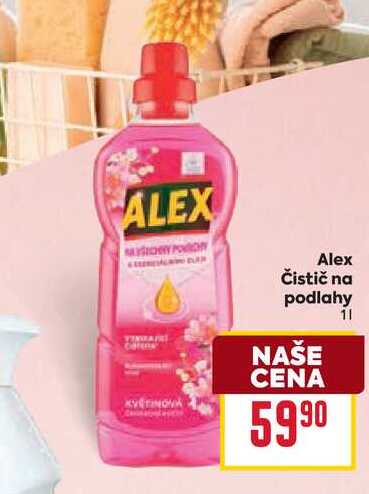 Alex čistič na podlahy, vybrané druhy 1l