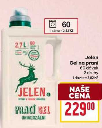 Jelen Gel na praní 60 dávek 