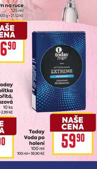 Today Voda po holení 100 ml