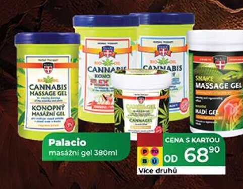 Palacio masážní gel 380ml