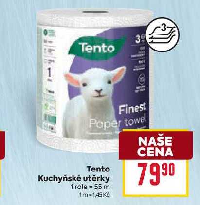 Tento Kuchyňské utěrky 1 role
