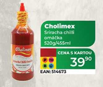 Cholimex Sriracha chilli omáčka 520g/455ml 