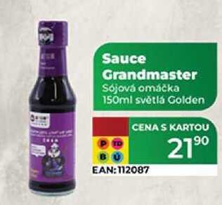 Sauce Grandmaster Sójová omáčka 150ml světlá Golden 
