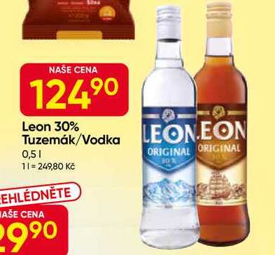 Leon 30% Tuzemák/Vodka 0,5l