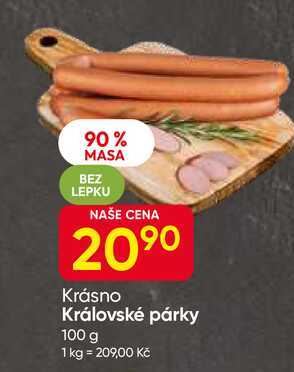Královské párky 100 g