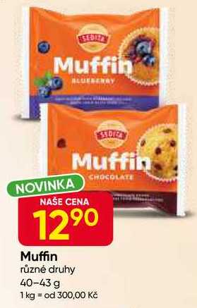 Sedita Muffin různé druhy 40-43 g 