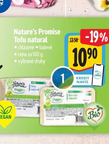   Nature's Promise Tofu natural  100 g