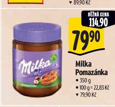   Milka Pomazánka  350 g  