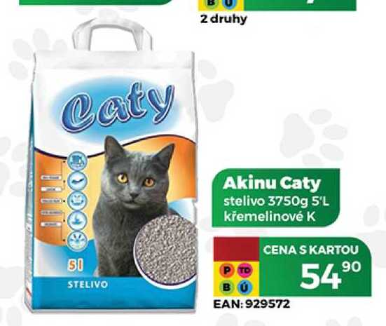 Akinu Caty stelivo 3750g 5'L křemelinové K 