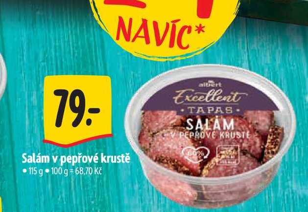 Salám v pepřové krustě 115 g