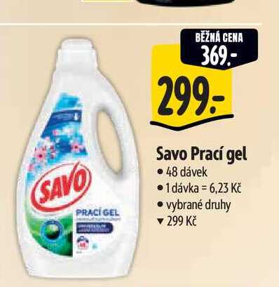 Savo Prací gel 48 dávek