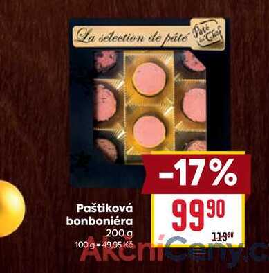 Paštiková bonboniéra 200 g