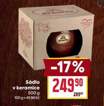 Sádlo v keramice 500 g 