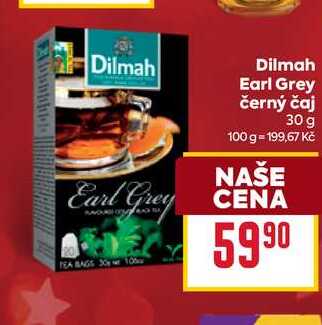 Dilmah Earl Grey černý čaj 30 g