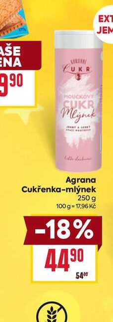 Agrana Cukřenka-mlýnek 250 g 