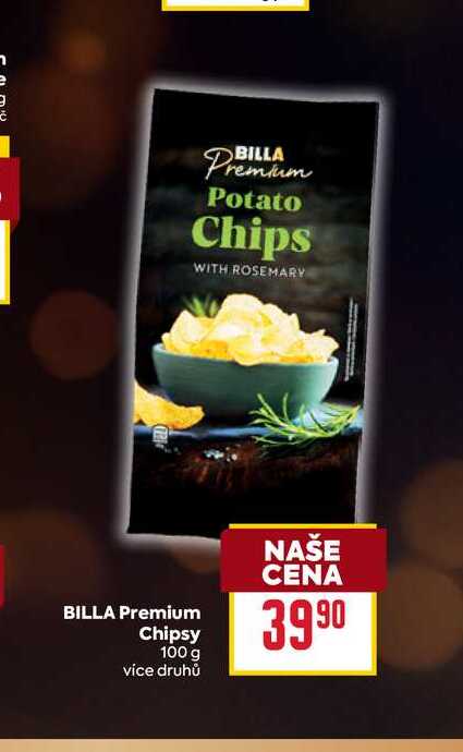 BILLA Premium Chipsy 100 g