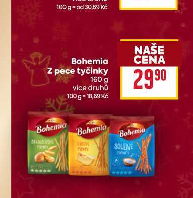 Bohemia Z pece tyčinky 160 g  