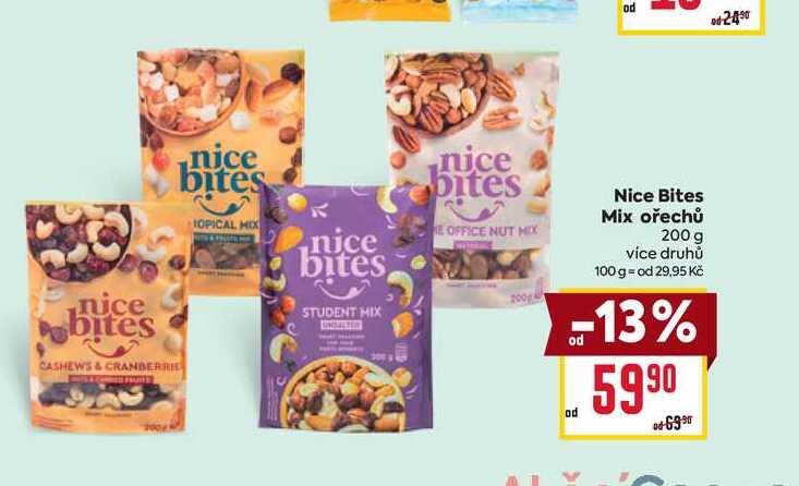 Nice Bites Mix ořechů 200g 