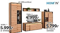 3: Obývací sestava - vitrína