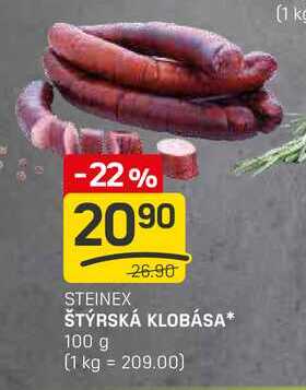 ŠTÝRSKÁ KLOBÁSA 100 g