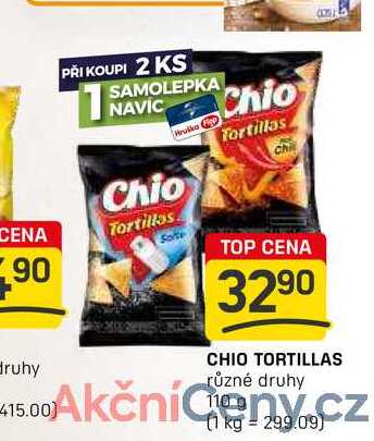 CHIO TORTILLAS různé druhy 110g