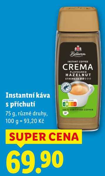 Instantní káva s příchutí, 75 g