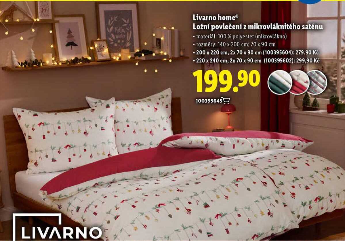 Livarno home Ložní povlečení z mikrovláknitého saténu 