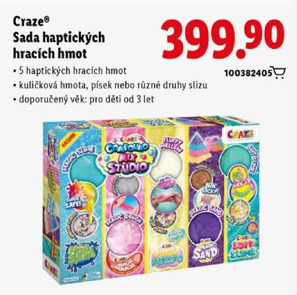 Craze Sada haptických hracích hmot