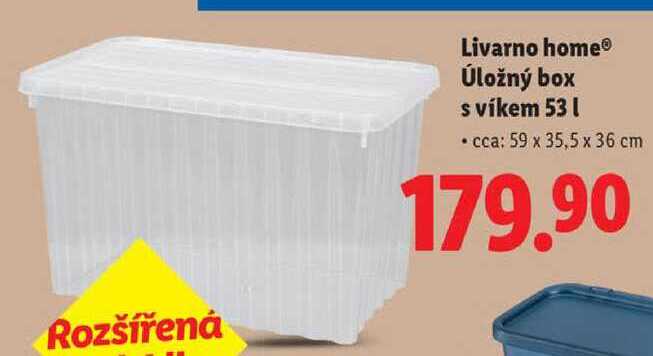 Livarno home Úložný box s víkem 53 l