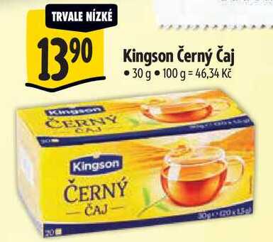 Kingson Černý čaj, 30 g