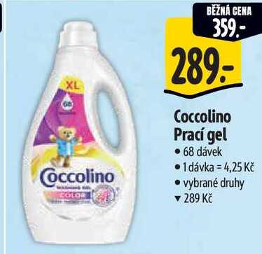 Coccolino Prací gel, 68 dávek 