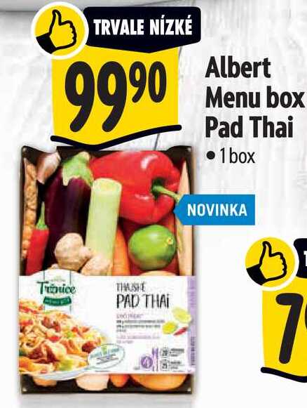 Albert Menu box Pad Thai 