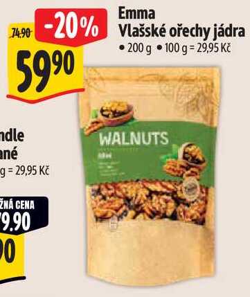 Emma Vlašské ořechy jádra, 200 g