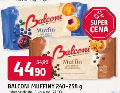 BALCONI MUFFINY 240-258 g 