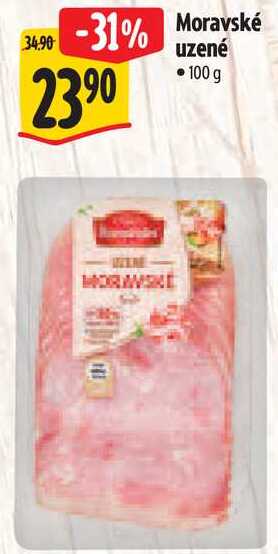 Moravské uzené, 100 g