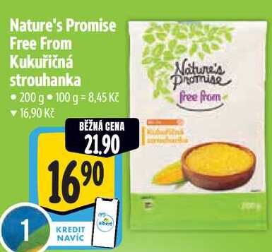 Nature's Promise Free From Kukuřičná strouhanka, 200 g 